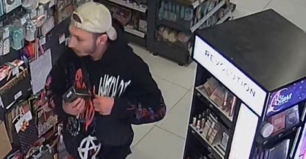 Poszukujemy mężczyzny, który może mieć związek z kradzieżą kosmetyków.