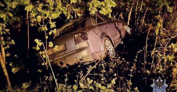 Drugie niebezpieczne zdarzenie drogowe, tym razem w wyniku niedostosowania przez kierującego prędkości do panujących warunków na drodze