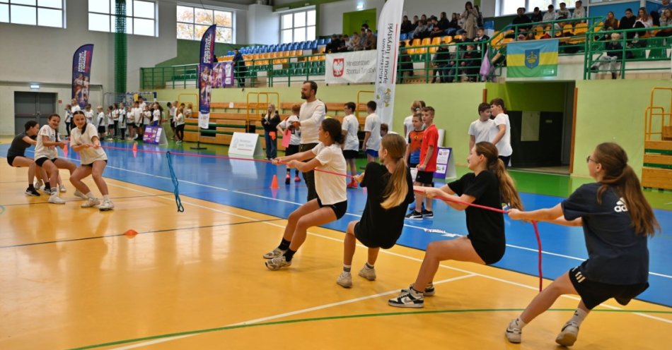 zdjęcie: Tłumy dzieci bawiły się aktywnością fizyczną u Igi Baumgart-Witan. Jestem dumna z tych dzieciaków / fot. nadesłane