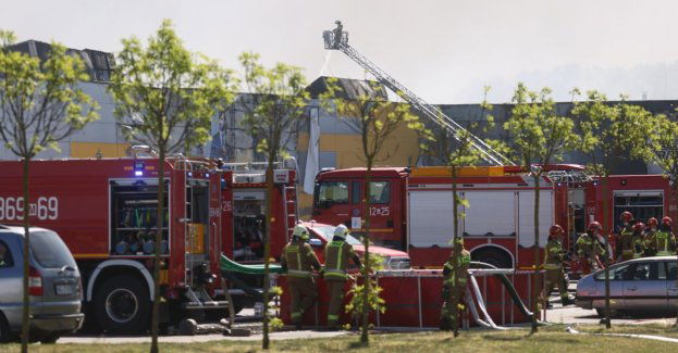 Podczas pożaru przy Marywilskiej 44 zniszczony został wewnętrzny monitoring