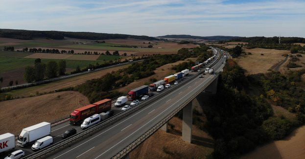 6 km ma korek na autostradzie A4 przed Zgorzelcem z powodu kontroli granicznej w Niemczech
