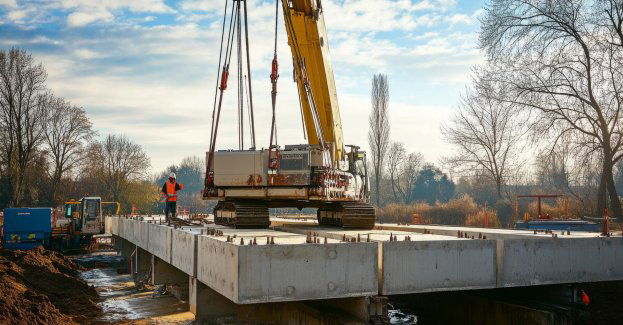 Na Osobłodze w Krapkowicach oddano do użytku alternatywną przeprawę na DK45