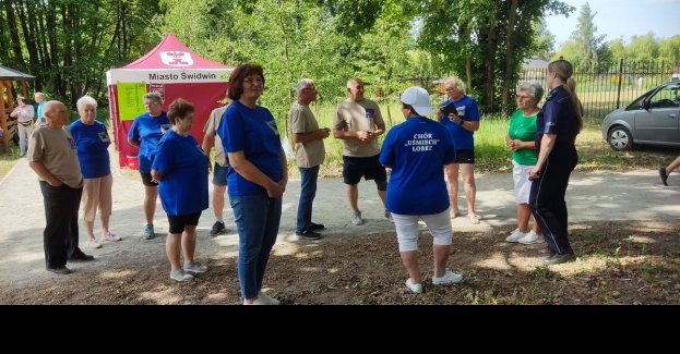 SENIORIADA w Parku Miejskim w Świdwinie