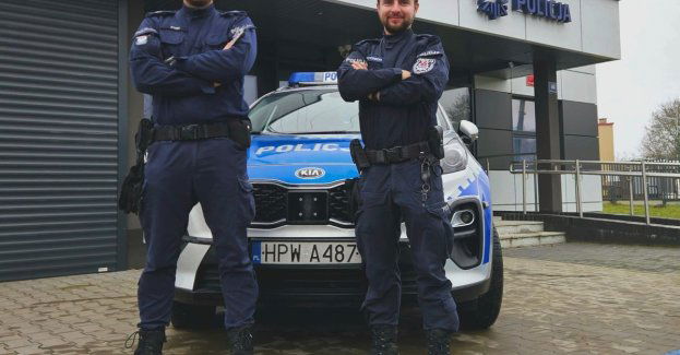Policjanci z Morynia uratowali młodą kobietę