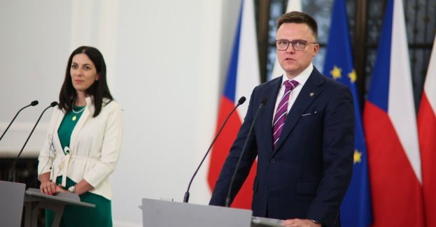 Marszałek Sejmu podziękował Czechom za deklarację wysłania do Polski 100 żołnierzy i 3 śmigłowców