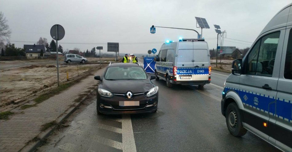 zdjęcie: Tragiczny wypadek na K-19 w Ciecierzynie. Nie żyje piesza / fot. KMP Lublin