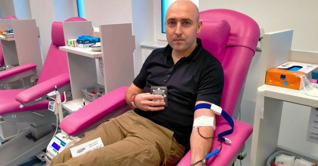 Dołożył cegiełkę i podzielił się życiodajnym płynem z potrzebującymi