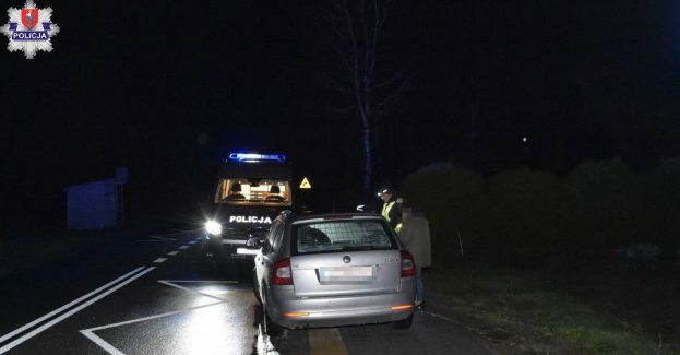 Potrącenie pieszego w Źrebcach