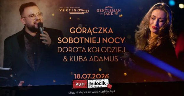 Vertigo Presents: Gorączka Sobotniej Nocy - Dorota Kołodziej & Kuba Adamus