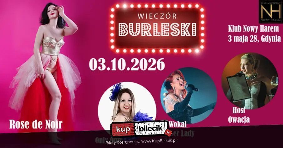 zdjęcie: Burleska by Rose de Noir w klubie Nowy Harem / kupbilecik24.pl / Burleska by Rose de Noir w klubie Nowy Harem