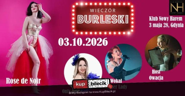 Burleska by Rose de Noir w klubie Nowy Harem