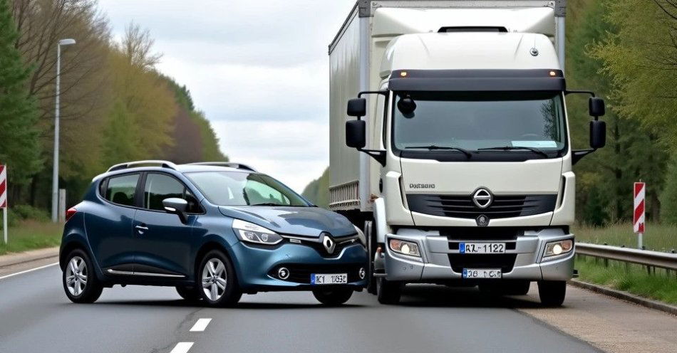 zdjęcie: Nietrzeźwy kierowca z Gizałek uderzył w ciężarówkę / TM/ przykładowa ilustracja