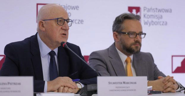 Dane z 65,14 proc. obwodów: PiS - 37,52 proc., KO - 28,59 proc.; Trzecia Droga - 14,43 proc.