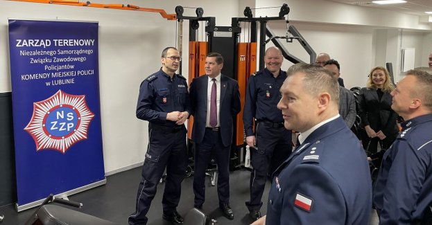 Nowoczesna siłowania w lubelskiej komendzie