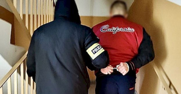 36-latek zatrzymany przez słupskich kryminalnych w związku z rozbojem.