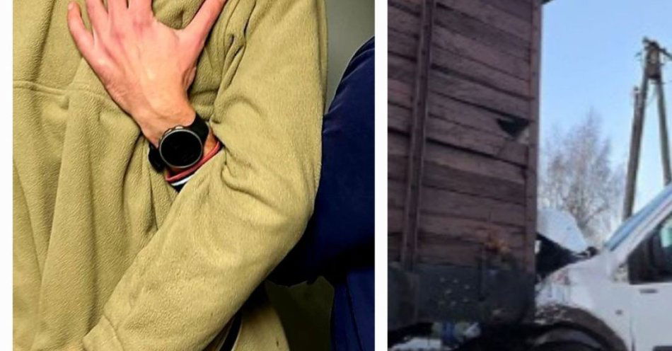 zdjęcie: W Boninie zderzenie z wąskotorówką. Kierowca objęty dozorem / fot. KMP w Koszalinie Spowodował wypadek z wąskotorówką. 42-latek już usłyszał zarzuty i został objęty policyjnym dozorem