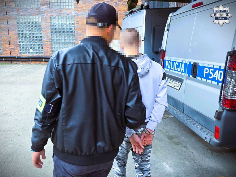 zdjęcie: Zabrze: zatrzymano dwóch podczas próby włamania do studzienki / fot. KMP w Zabrzu