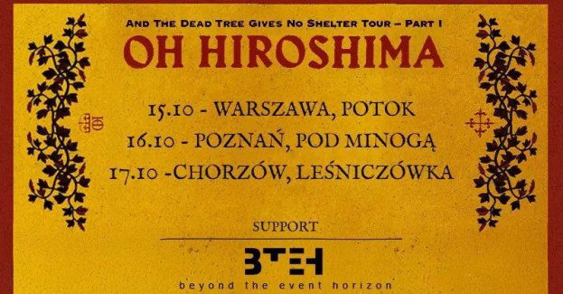 Oh Hiroshima na trzech wyjątkowych koncertach w Polsce!