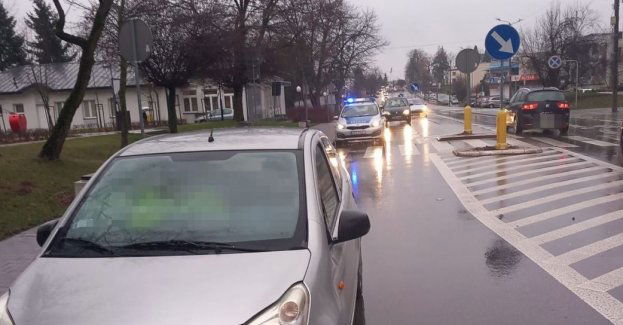 Piesza potrącona na przejściu dla pieszych