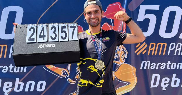 50. Maraton Dębno 2024. St. sierż. Adrian Kępka najlepszy w kategorii indywidualnej policjantów