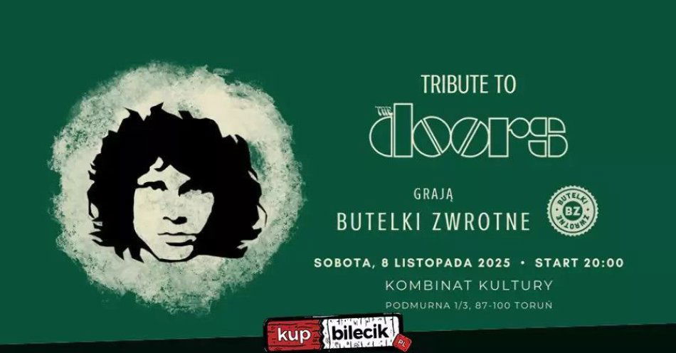 zdjęcie: Tribute to The Doors - grają Butelki Zwrotne / kupbilecik24.pl / Tribute to The Doors - grają Butelki Zwrotne