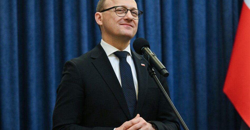 zdjęcie: Leśkiewicz: w niedzielę spotkanie prezydenta Nawrockiego z prezydentem Ukrainy podczas wizyty w Wilnie / Warszawa, 13.01.2026. Rzecznik prasowy prezydenta RP Rafał Leśkiewicz podczas konferencji prasowej w Pałacu Prezydenckim w Warszawie, 13 bm. (sko) PAP/Piotr Nowak