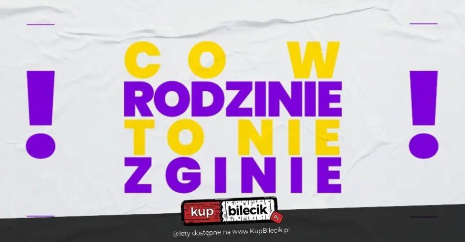 zdjęcie: Co w rodzinie to nie zginie! - Spektakl improwizowany na żywo / kupbilecik24.pl / Co w rodzinie to nie zginie! - Spektakl improwizowany na żywo