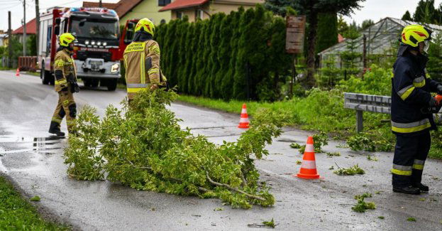W sobotę 2 178 interwencji w związku z pogodą
