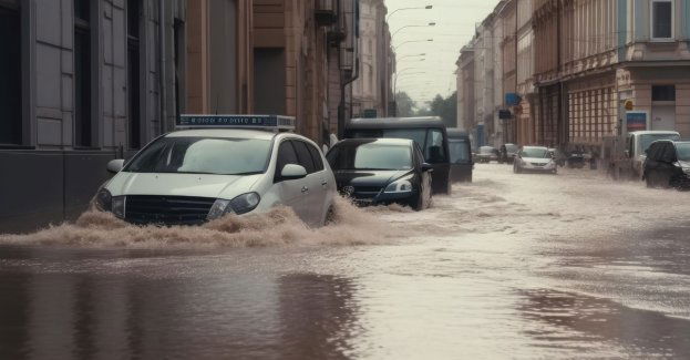 Po przejściu nawałnicy zalane ulice i budynki w Zamościu