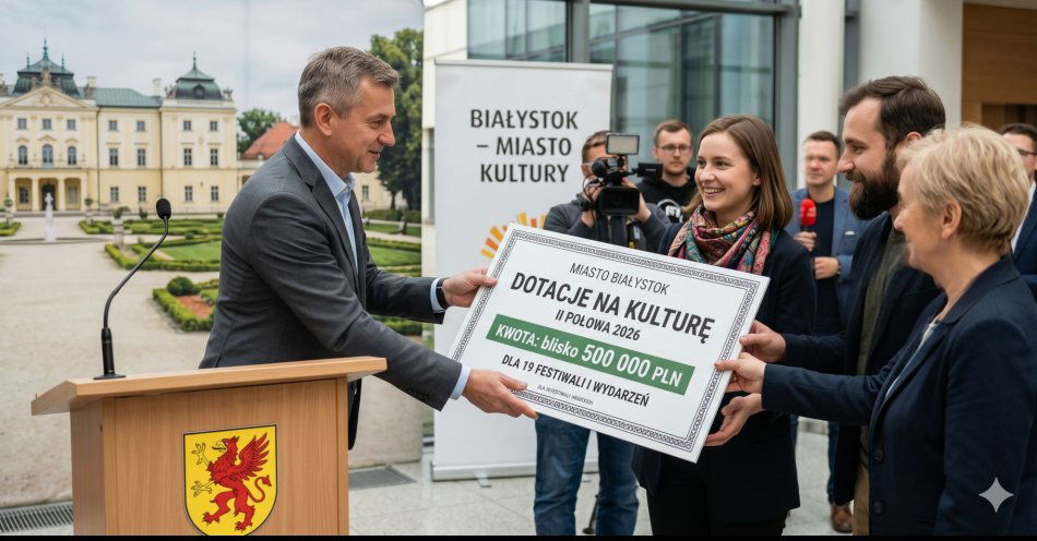 zdjęcie: Białystok inwestuje w kulturę. Pół miliona na festiwale / ai/gem/202605291543