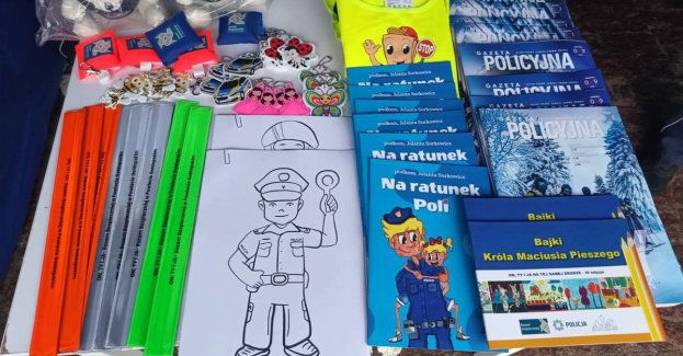 Mikołajki w Gołdapi Policja przypomniała o bezpieczeństwie