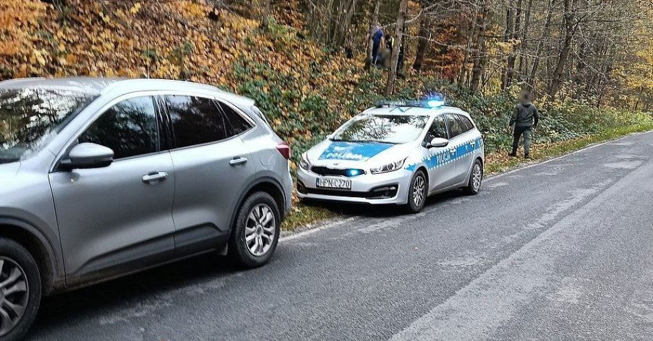 zdjęcie: Szczęśliwe zakończenie poszukiwań młodej kobiety w Kociewiu / fot. KPP w Starogardzie Gdańskim