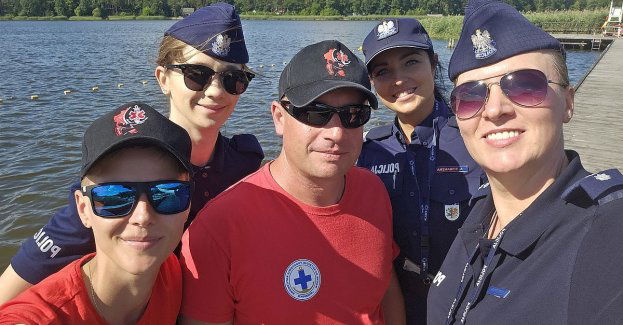 Żeby nad wodą było bezpieczniej - policjanci i woprowcy patrolują wspólnie