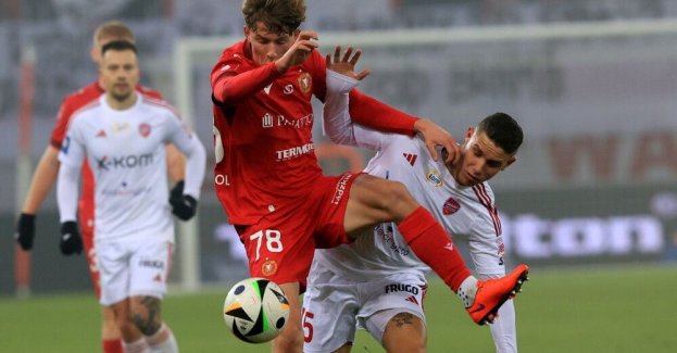 Ekstraklasa piłkarska - Raków bliżej Lecha