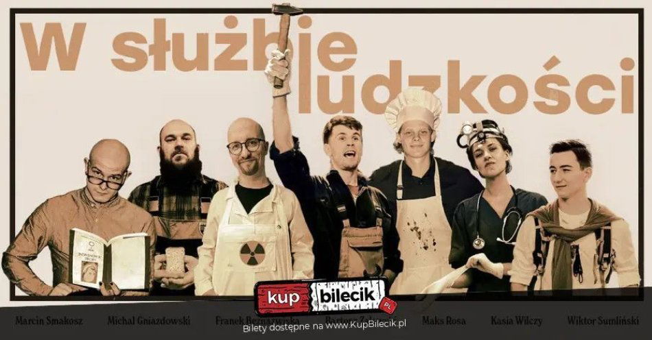 zdjęcie: Warszawa Panel Show W służbie ludzkości Vol. 7 prowadzi: Bartosz Zalewski / kupbilecik24.pl / Warszawa / Panel Show / \