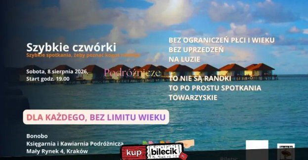 Szybkie czwórki - szybkie spotkania żeby poznać kogoś nowego.