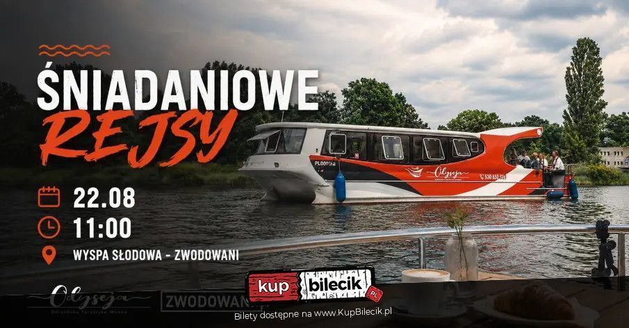 zdjęcie: Śniadaniowe Rejsy z Odyseją / kupbilecik24.pl / Śniadaniowe Rejsy z Odyseją