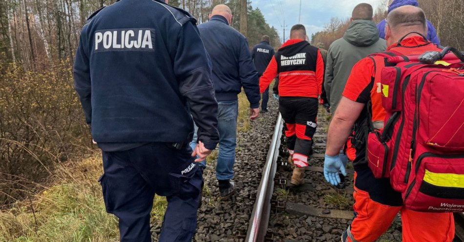 zdjęcie: Dron uratował życie mężczyzny zgubionego w lesie / fot. KPP w Sławnie