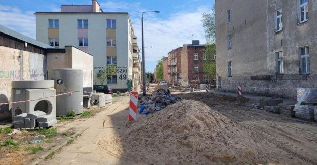 Odbiór odpadów przy ulicy Kościuszki