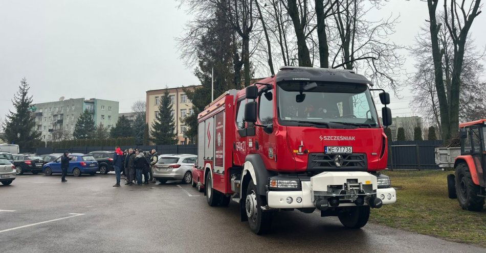 zdjęcie: Ćwiczenia ewakuacyjne w sokołowskiej komendzie / fot. KPP w Sokołowie Podlaskim