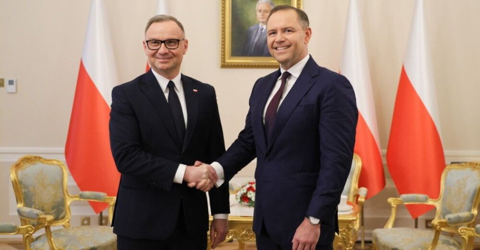 zdjęcie: Prezydent Andrzej Duda spotkał się z Karolem Nawrockim / fot. PAP
