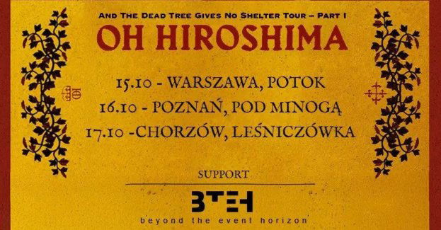 Oh Hiroshima na trzech wyjątkowych koncertach w Polsce!