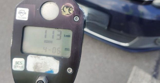 Rażąco przekroczył prędkość