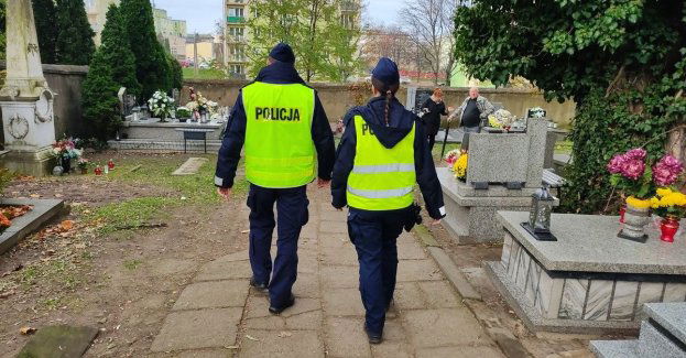 Zgierz: policja podsumowuje działania Wszystkich Świętych