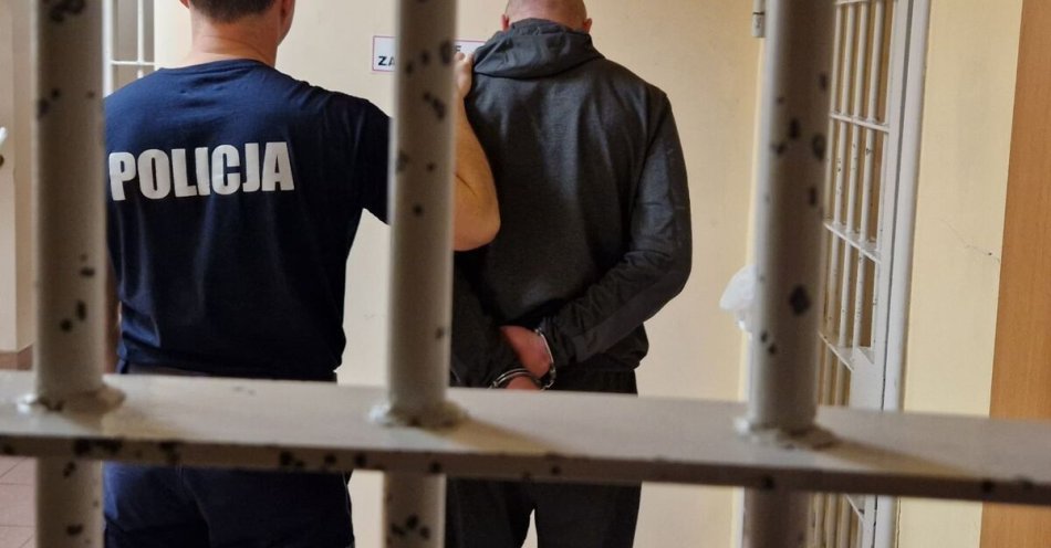 zdjęcie: Złodziej złapany przy demontażu okien i drzwi / fot. KPP w Pabianicach