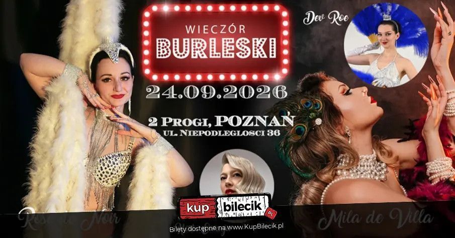 zdjęcie: Burleska by Rose de Noir klubie 2progi / kupbilecik24.pl / Burleska by Rose de Noir klubie 2progi