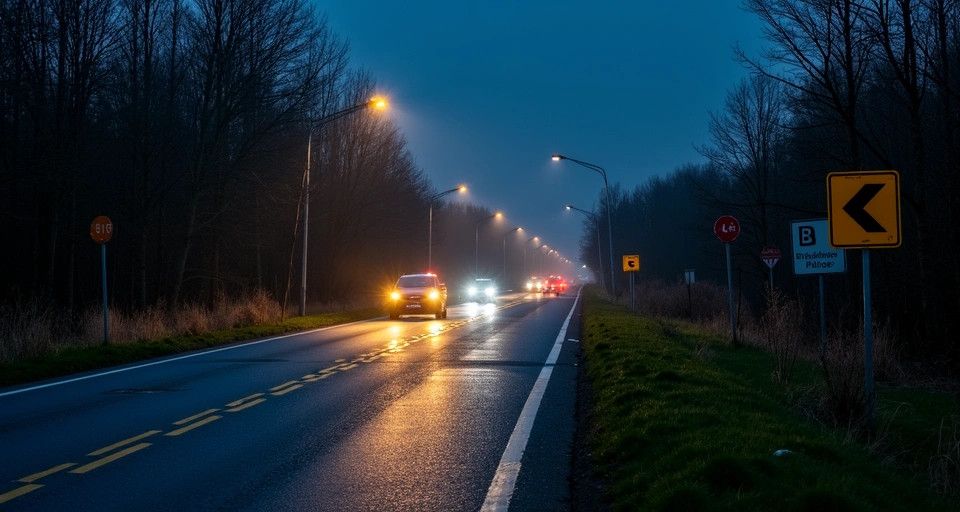zdjęcie: Listopad 2025: wzrost liczby kolizji w powiecie słupeckim / TM/ przykładowa ilustracja