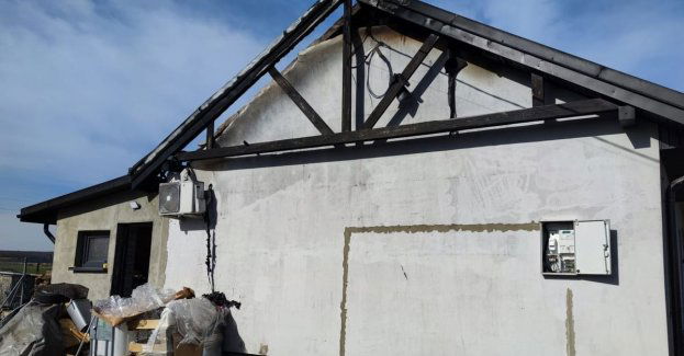 Pożar jednorodzinnego domu w gminie Chełm