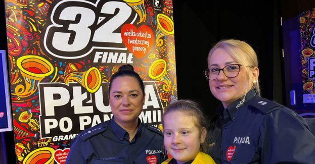 Policjanci wzięli udział podczas 32. Finału Wielkiej Orkiestry Świątecznej Pomocy