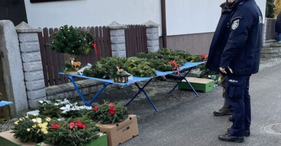 zdjęcie: Kontrole choinek w Krościenku zgodne z przepisami / fot. KMP w Nowym Targu